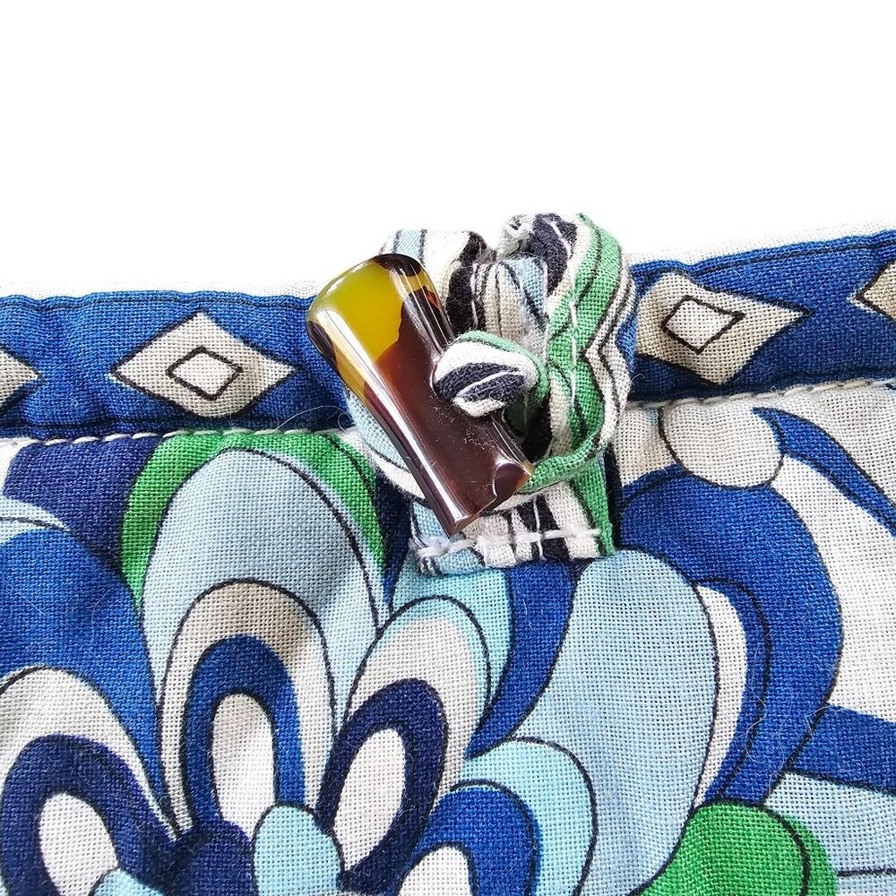 Vera Bradly Shoulder bag Blue Tote Blue White 13x15 - Picture 8 of 12
